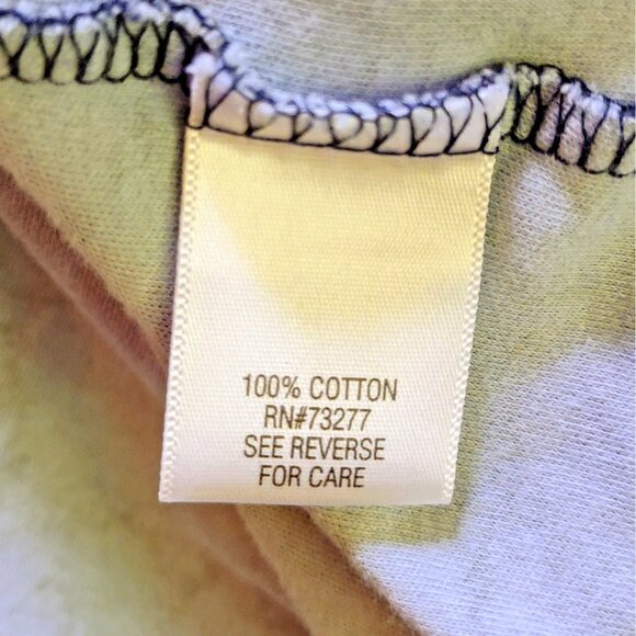 Croft & Barrow Classic Tee Blue Womens Size Petite Medium Floral Print - Picture 7 of 7